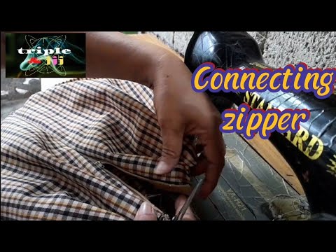 Part 3 How to connect zipper in round pleated skirt/Paano maglagay ng zipper sa [email protected] J Tv