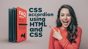 CSS Accordion with Html & CSS