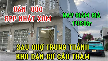 Nhà sau chợ trung thành , góc 2 Mặt tiền giảm giá còn 1450 sổ Hồng riêng/nhà ngộp bình Chánh 