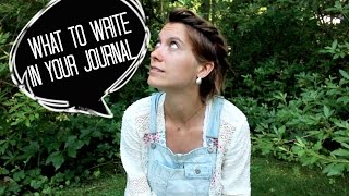 What to Write in A Journal
