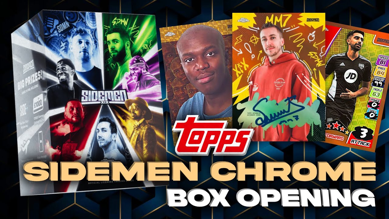 OPENING *NEW* SIDEMEN TOPPS CHROME! - YouTube