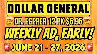💥2 DAY SALE!💥WEEKLY AD, EARLY! $5.95 DR.PEPPER 12 PK‼️$2 POP TARTS‼️JUNE 21 - 27, 2026‼️3/$3 DRINKS