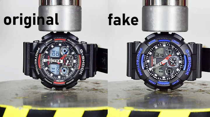 HYDRAULIC PRESS VS ORIGINAL AND FAKE SHOCKPROOF WATCHES - DayDayNews