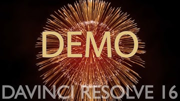 DaVinci Resolve 16: Fusion Fireworks Demo