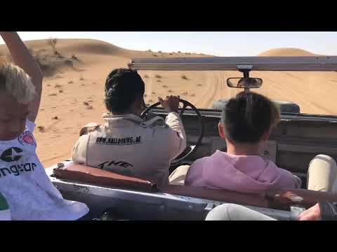 Classic Land Rover ride through Dubai Desert Conservation Reserve