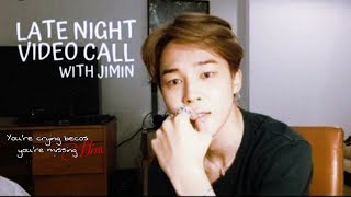 You're crying becos you're missing him | | Jimin's video call