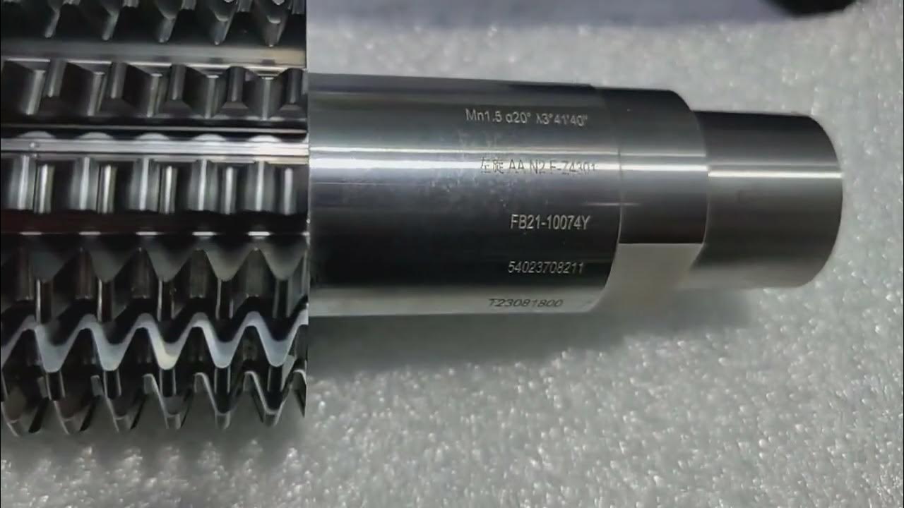 shank type carbide gear hob cuter m1.75 YouTube