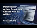 MindStudio in Action: Power your website with 3 AI Agents w/ Mylo Bonifacio (11/6)