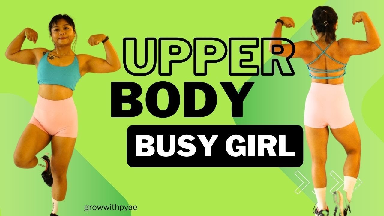 Busy Girl Upper Body at Home with weight Easy program - YouTube