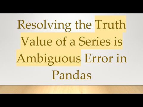 Resolving the Truth