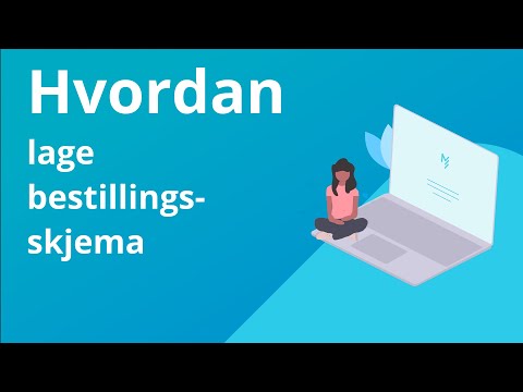 Video: Hvordan Lage Et Bestillingsskjema