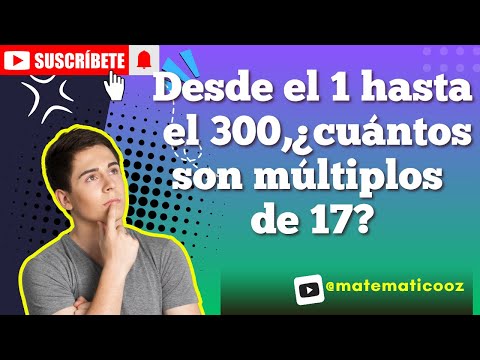 😄🙋‍♂️Múltiplos de un