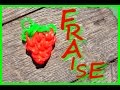 Tutoriel : Comment réaliser une FRAISE en élastique RAINBOW LOOM  ( en français)