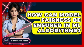 How Can Model Fairness Be Ensured In ML Algorithms? - Emerging Tech Insider
