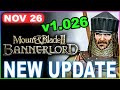 Mount and Blade 2 Update 1.026 - Naval Battles, Factions &amp; Game Changes