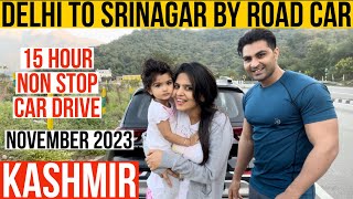 दिल्ली सें Srinagar आ गये by road | Kashmir Road Trip Day 1 | Royal shakti vlogs |