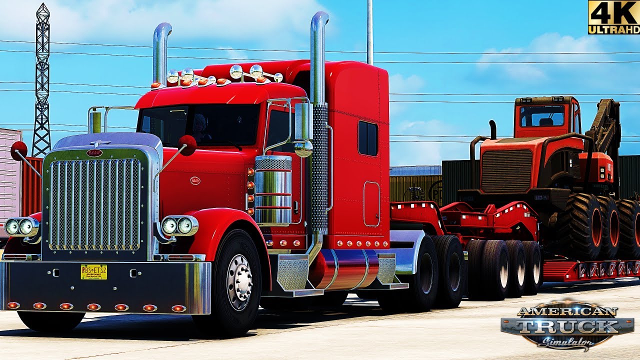ATS | DLC OREGON | Farm Machinery | PETERBILT 389 | REALISTIC SOUND | 4K #americantrucksimulator