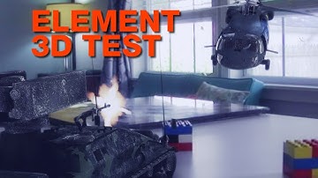 Element 3D Test: Tank vs. Helicopter
