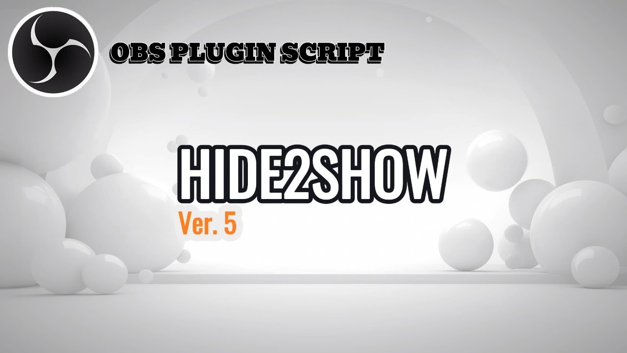 Pugin Script obs plugin script hide2show version 5 - YouTube