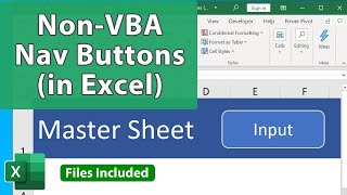 Amazing Excel Nav Buttons without VBA - Excel Quickie 73