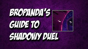 WHAT THE HELL IS "SHADOWY" DUEL?
