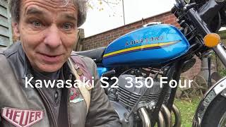 Millyard Kawasaki S2 350 four cylinder two stroke road ride