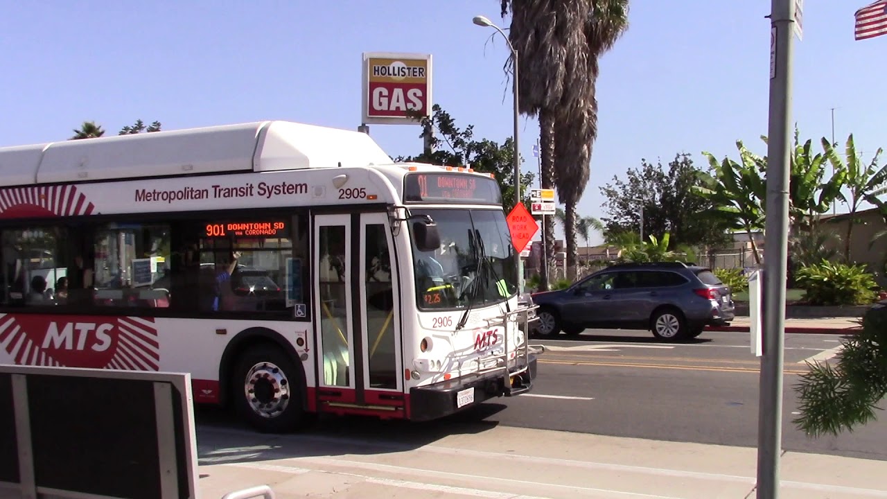 MTS Bus - New Flyer C40LFR Route 901 #2905 - YouTube