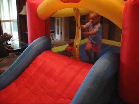 little tikes shady jump and slide bounce house