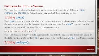 Famous Unroll a PyTorch Tensor: A Simple Guide to Reshaping Your Data Wealth