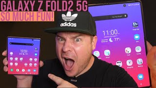 Samsung Galaxy Z Fold2 Unboxing First Impressions: SO MUCH FUN!!