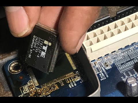 How to replace the motherboard chipset