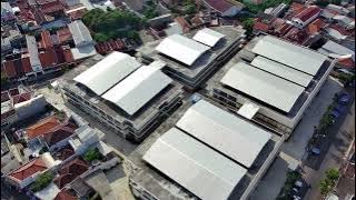 Melihat Dari Udara Wujud Pasar Banjarsari Kota Pekalongan | Drone View 2025