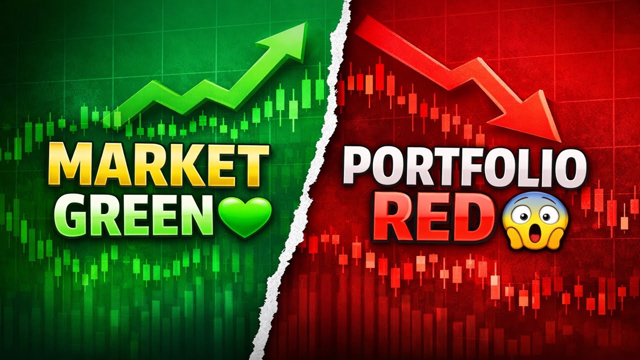 “Market Green 💚 Par Mera Portfolio Red 😨 | 12 Jan 2026 Reality Check”