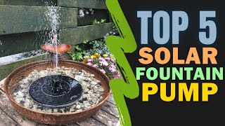 Best Solar Fountain Pump 2024  Top 5 Best Solar Fountain Pump Reviews