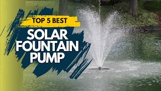 Best Solar Fountain Pump 2025 Top 5 Best Solar Fountain Pump Reviews