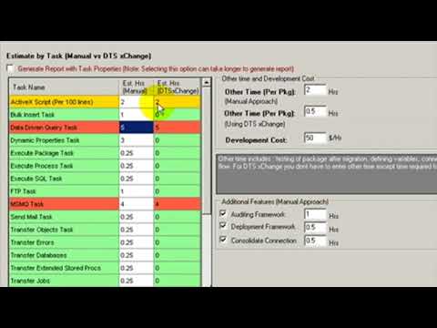 DTS Package Profiler