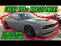 Copart Cheap Dodge Hellcat and Camaro SS with No Damage sell at Salvage Auction goonzquad offset