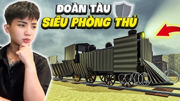 Mình Đã Xây Được " ĐOÀN TÀU SIÊU PHÒNG THỦ " Phá Đảo 80,000Km Trong Dead Rails !???