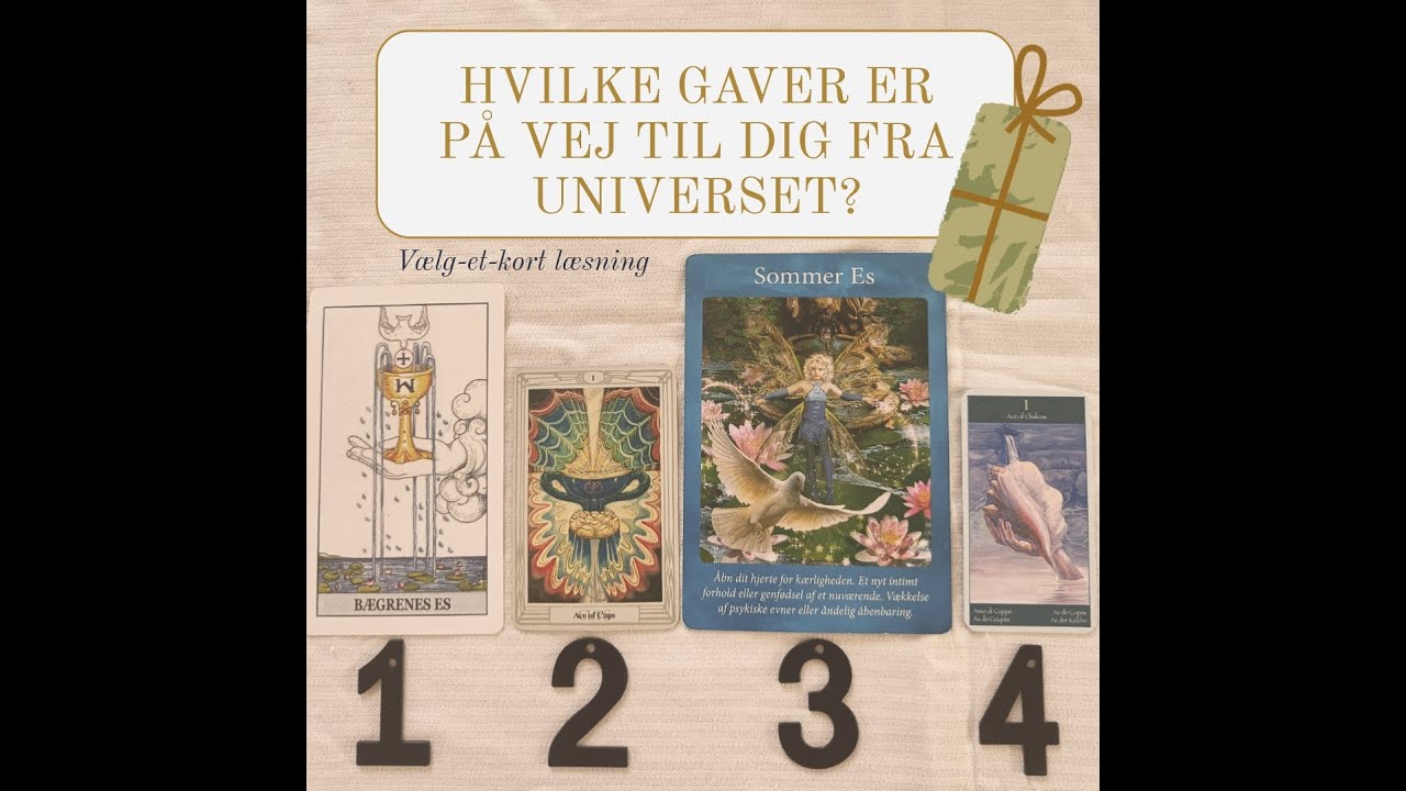Hvilke gaver er på vej til dig fra universet? 🎁 Hvilke gode til har du i vente i den næste tid? ✨