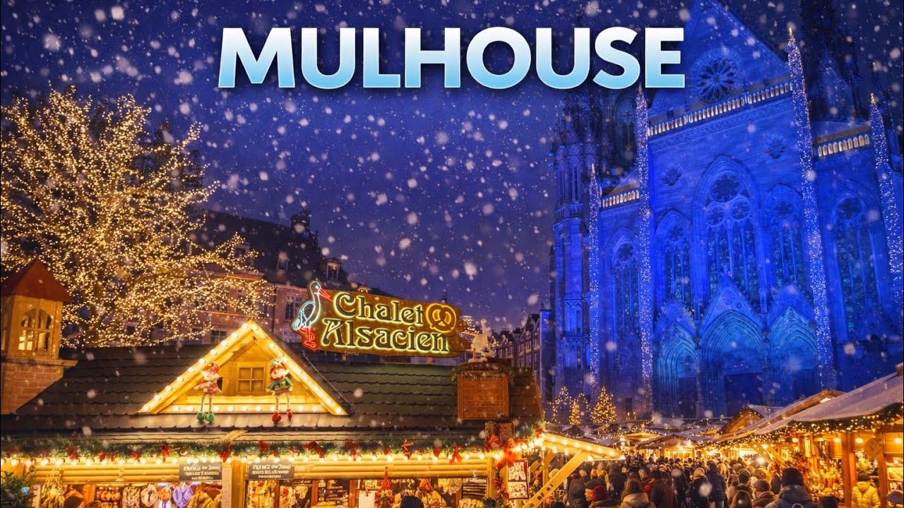 🇫🇷🎄Christmas Market🎄Alsatian Traditions & Holiday Spirit in Mulhouse ❄️ France