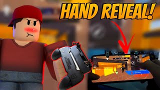 Trying ARSENAL MOBILE with *GAMEPADS* | Hand Reveal! (ROBLOX) screenshot 2