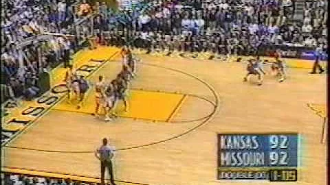 Classic Mizzou 2OT Win Over #1 KU in 1997