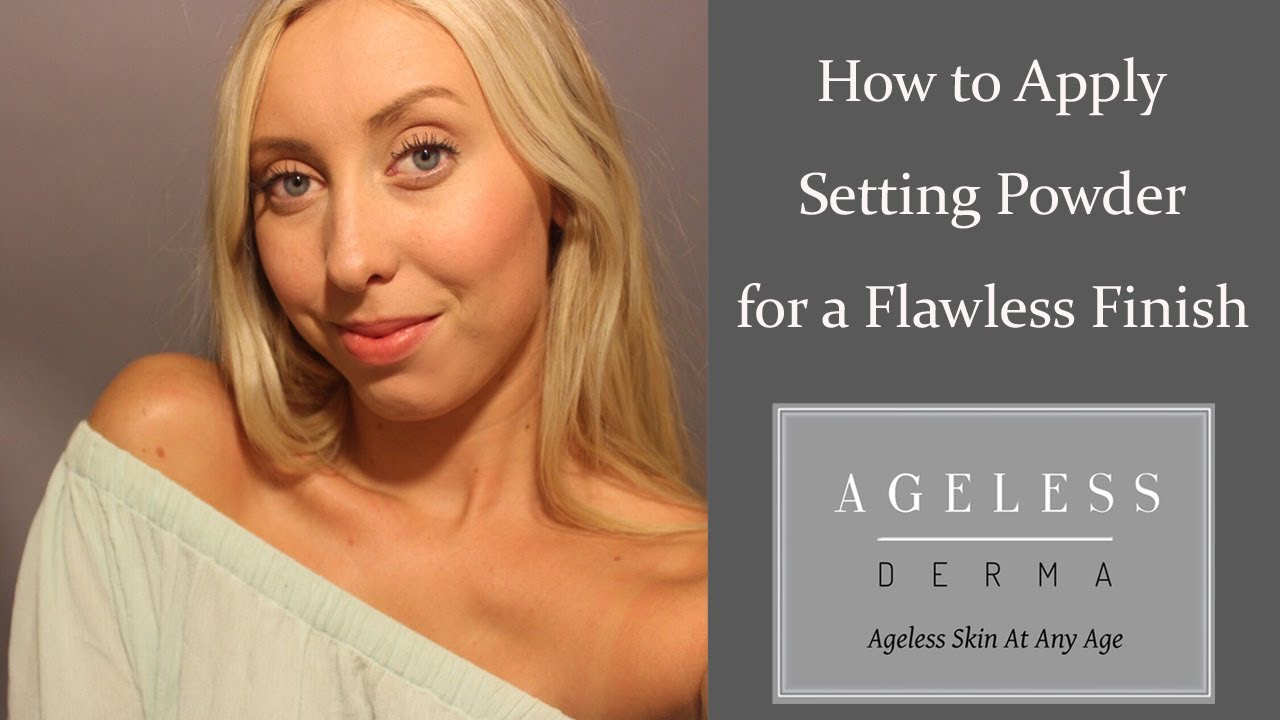How to use Setting Powder for a Flawless Finish - YouTube