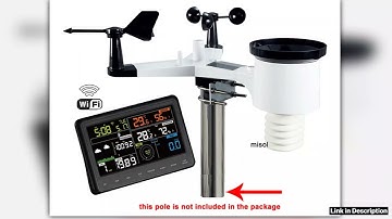 Wireless weather station connect to WiFi upload data to web wunderground Premium Quality