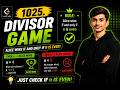 Divisor Game | LeetCode | C++ Easy Explanation