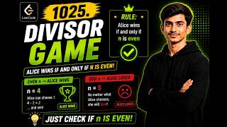 Divisor Game | LeetCode | C++ Easy Explanation