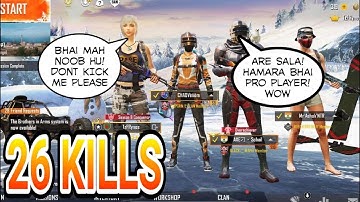 PART 3 | RYNOS JOINED A RANDOM SQUAD LIKE A BOT AND IMPRESSED THEM | 26 Kills | PUBG MOBILE