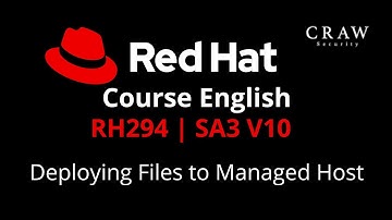 RedHat Course English | RH294|SA3 V10 | Deploying Files to Managed Host| RedHat | C45 #redhat