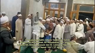 Graduation of Musalsal Bil Mushafahah, Bil Musyabakah, and Taqbilul Yad with KH. Ahmad Marwazie