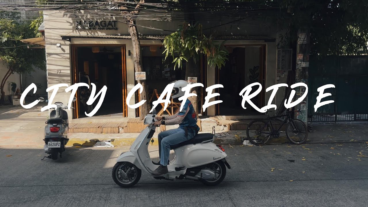 Vespa ASMR Ride | Forest Roads & City Coffee Feels